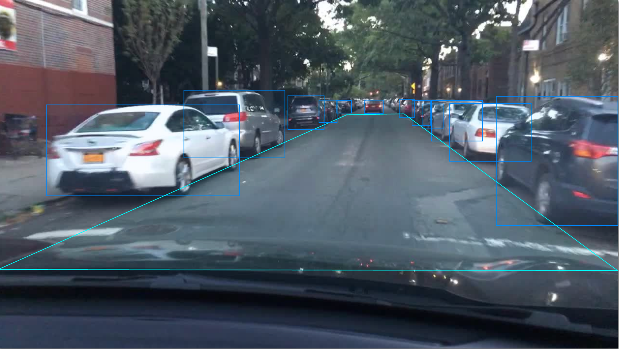 Vehicle Bounding Boxes annotation sample